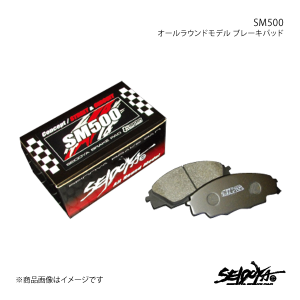 制動屋 セイドウヤ ブレーキパッド SM500 フロント ミラ/ミラ ジーノ/クオーレ L70V S60.8～H1.3 スミトモキャリパー SDY299_画像1