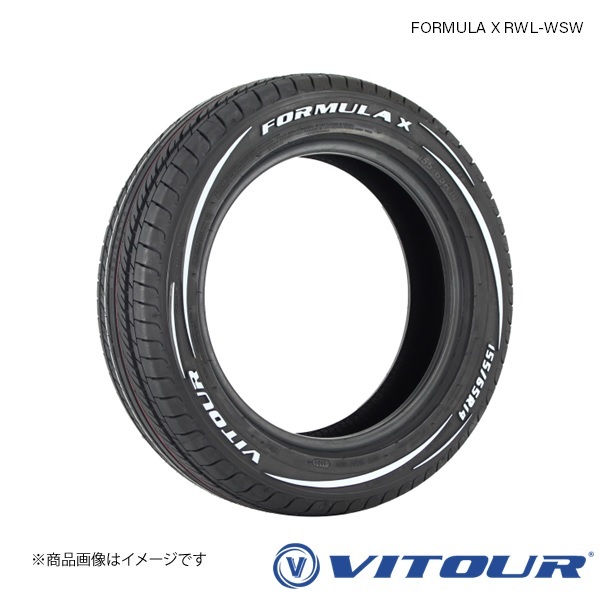 VITOUR FORMULA X RWL-WSW 215/55ZR17 98W 4本 夏タイヤ サマータイヤ レイズドホワイトレター ヴィツァー フォーミュラX_画像1