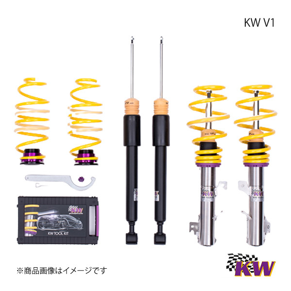 KW カーヴェー V1 AUDI A5 B8/B81 電子制御式ダンパー付き フロント許容荷重:-1080 05/07-06/16_画像1