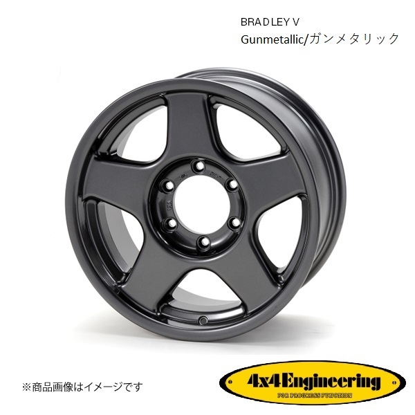 ブラッドレーV 16インチ 5穴 5H 150 9.0J +53 4WD 用 ホイール 1本 ガンメタリック BRADLEY V_画像1