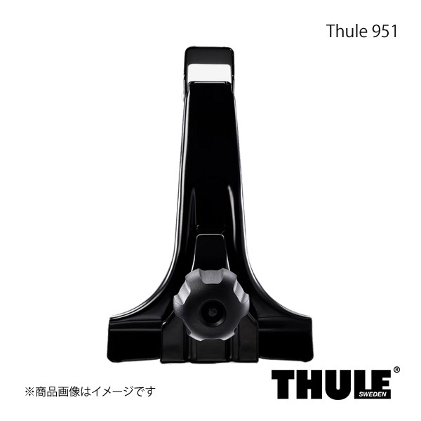 THULE スーリー フット＋バー 1台分セット レインガーター用フット+スクエアバー ジムニー JB64W 951+7124_画像2