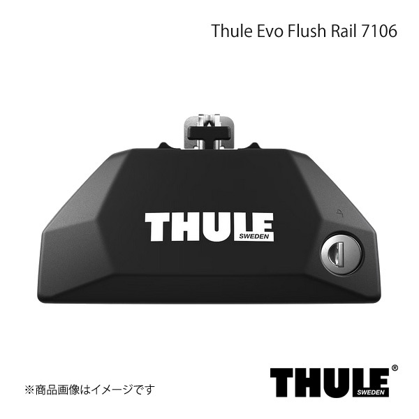 THULE スーリー エヴォフラッシュレール+スクエアバー+取付キット CADILLAC ESCALADE 7106+7124+6117_画像2