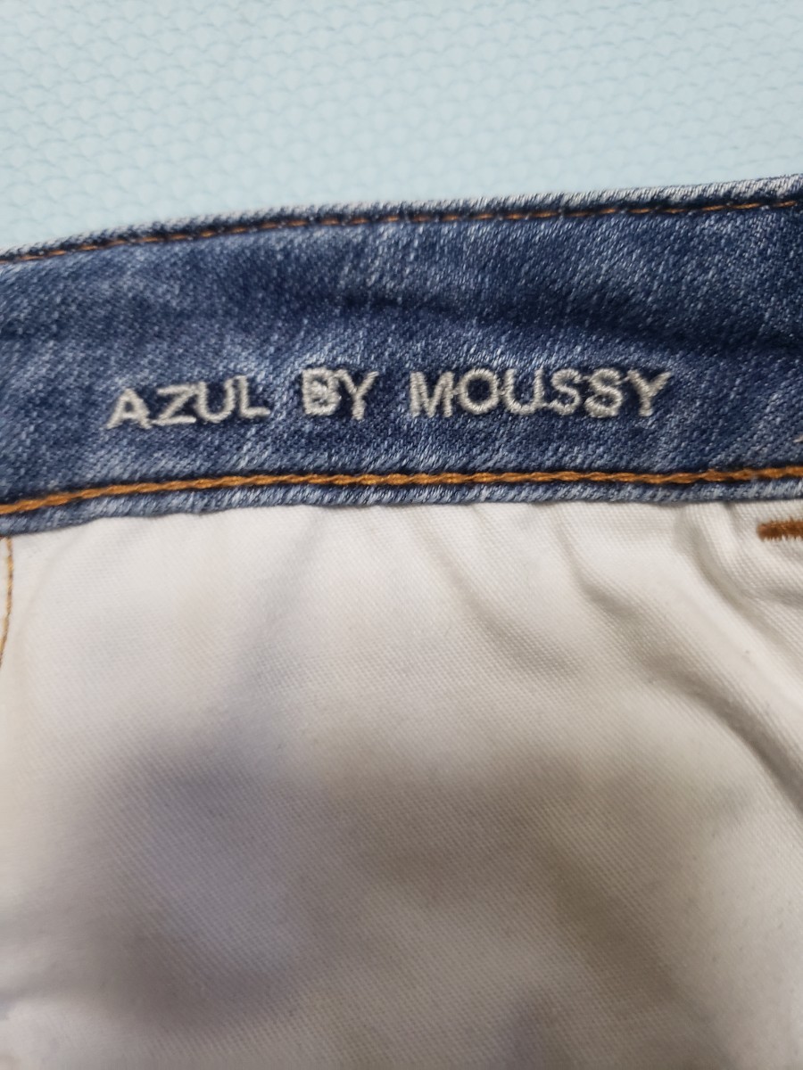 品】AZUL BY MOUSSY アズールバイマウジー☆レディースデニムパンツサイズ23/ブルー