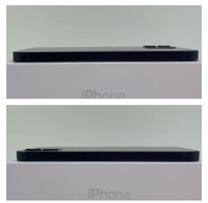 B美品】iPhone 12 ブラック 128 GB SIMフリー 本体(53787
