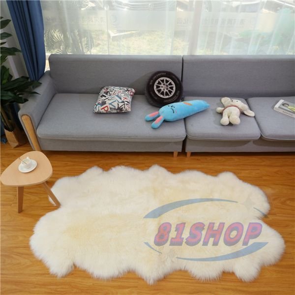 81SHOP」最高級 長毛 ピースラグ ムートンラグ 4P/100*200 天然 81SHOP」最高級 長毛 ピースラグ ムートンラグ 4P/100*200 天然