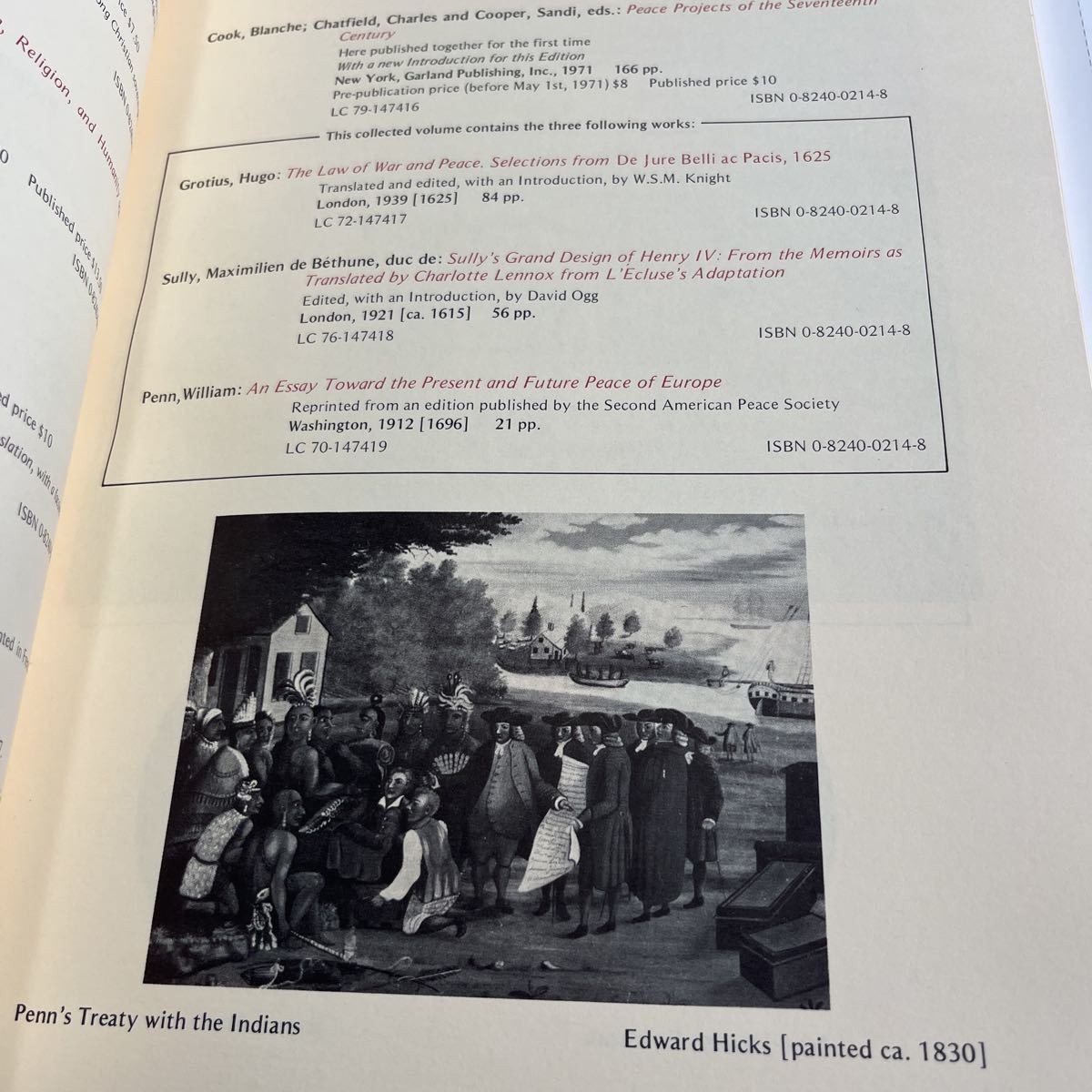 英語『The Garland Library of War and Peace/A Collection of 360 Titles Reprinted in 328 Volumes』1971年 136p戦争と平和　ガーランド_画像6