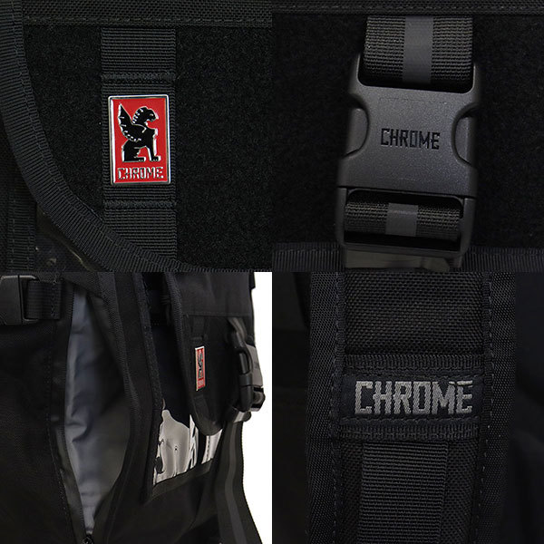 CHROME ( chrome ) JP196 WARSAW SMALL BACKPACKwaru car wa small backpack BLACK CH324