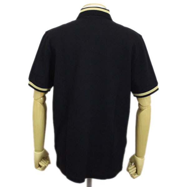 FRED PERRY ( Fred Perry ) M2 SINGLE TIPPED FRED FP SHIRT рубашка-поло Англия производства 157-BLACK / CARMPAGNE FP342 размер 42