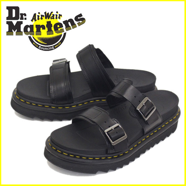 Dr.Martens (ドクターマーチン) 23523001 MYLES マイルス レザーストラップ サンダル Black UK6-約25.0cm_Dr.Martensドクターマーチン正規取扱店THRE