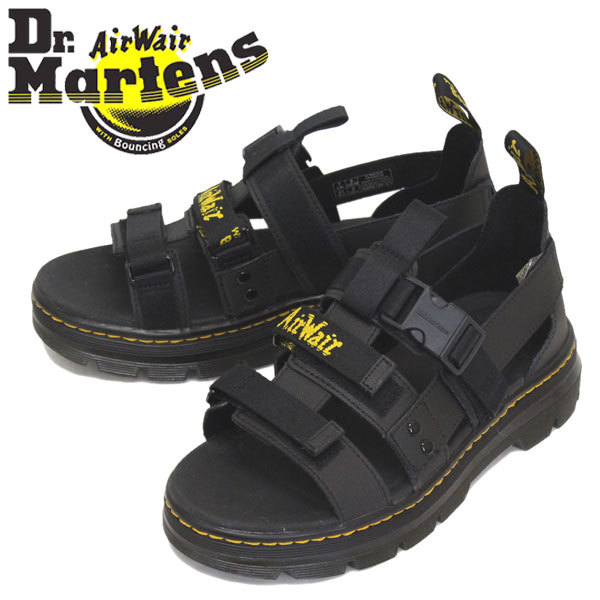 Dr.Martens (ドクターマーチン) 26473001 PEARSON 3ストラップ サンダル BLACK UK10-約29.0cm