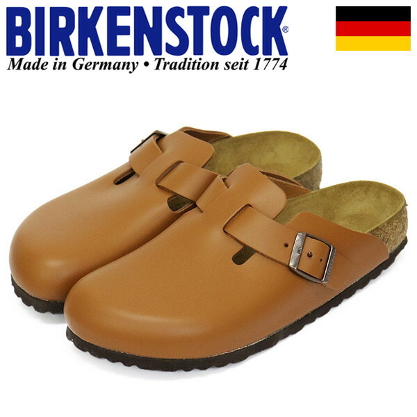 BIRKENSTOCK (ビルケンシュトック) 1019659 BOSTON NL ボストン レザーサンダル GINGER BROWN ナロー幅 BI224 36-約23.0cm