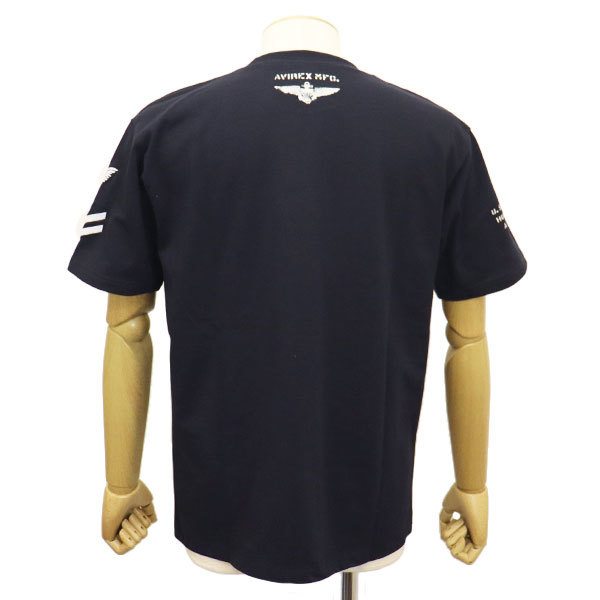 AVIREX (アヴィレックス) 2129012 S/S NAVAL POCKET TEE ショートスリーブ ポケットTシャツ 33(02)OFFWHITE XL_AVIREX(アビレックス/アヴィレックス)正規