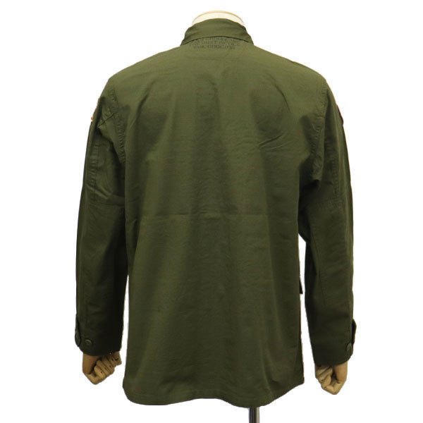 AVIREX (アヴィレックス) 3155001 COTTON RIP STOP BDU JKT VX-31 コットン リップストップ ジャケット 310(75)OLIVE L_AVIREX(アビレックス/アヴィレックス)正規