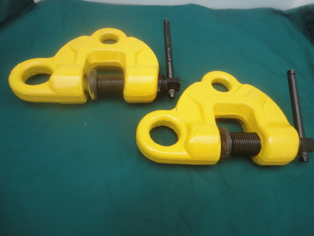 いします】 イーグルクランプ、ねじ式クランプ重量物吊り具(GRIP 0-40