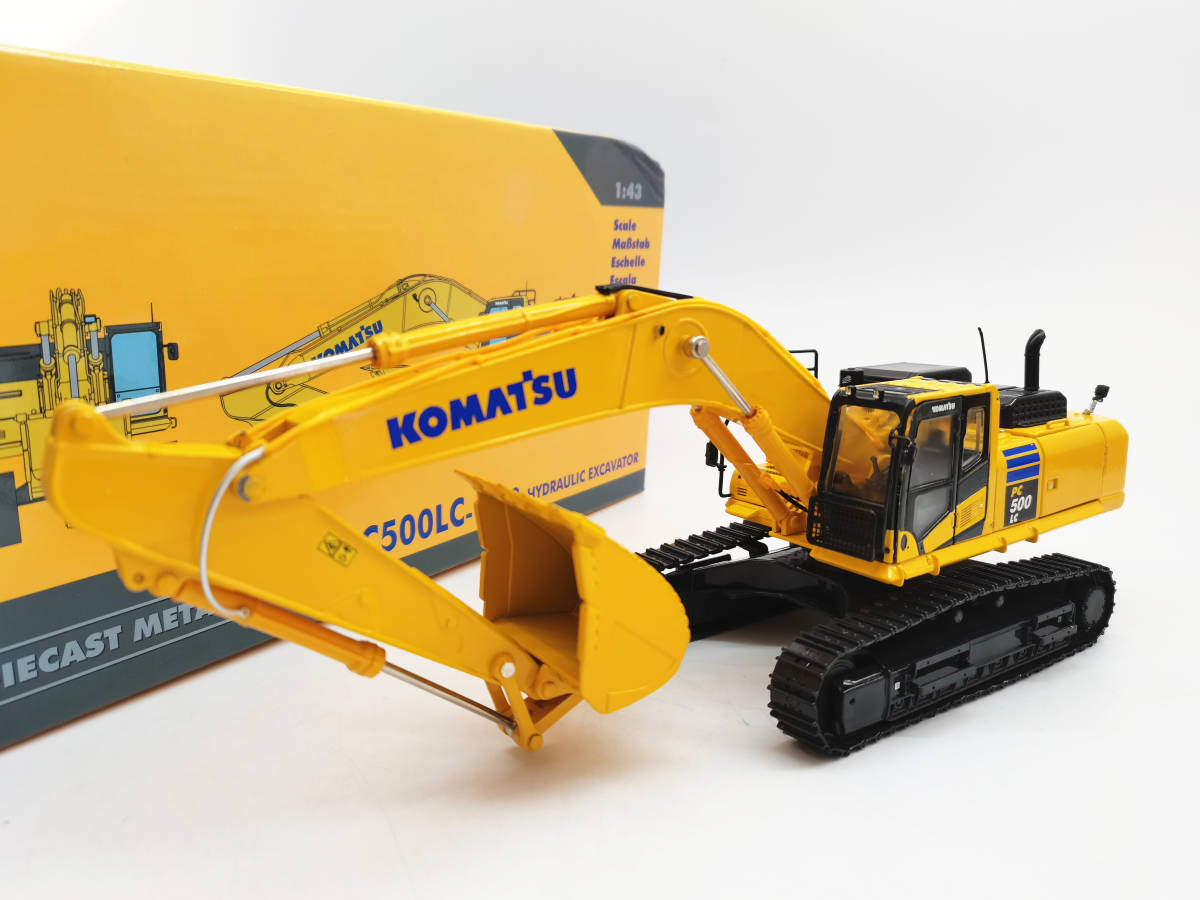 2022激安通販 1/43 ミニカー コマツ イエロー 2021 PC500LC-10MO