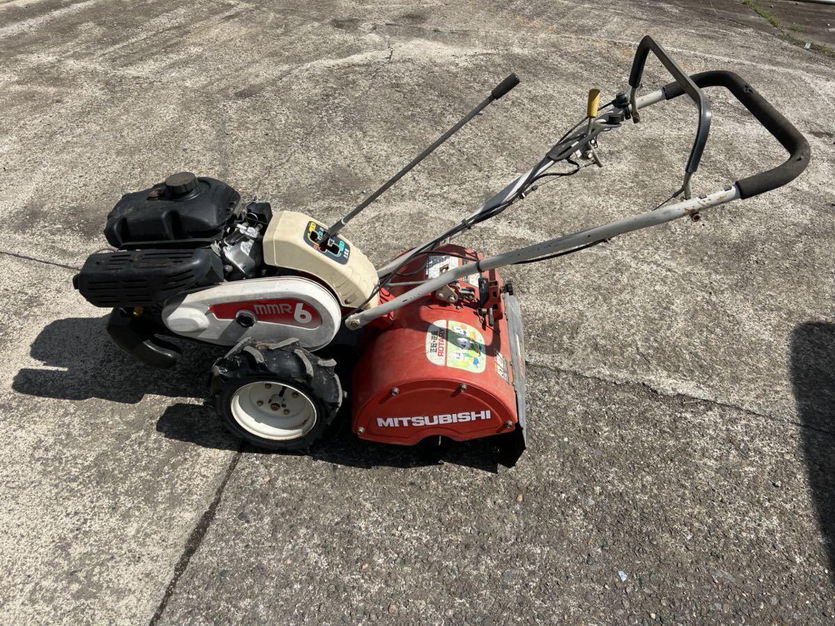 002三菱 MMR6 GM182L 手押し歩行型 家庭菜園 ミニ耕運機 管理機 6.0