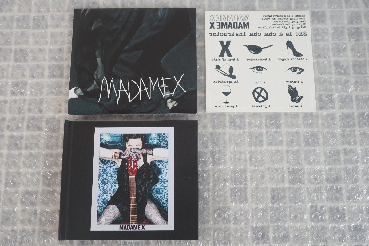 [QS][S347980] マドンナ Madonna Madame X 2CD+7inchLP+カセット 限定デラックスボックスセット (Deluxe Box Set) 輸入盤_画像6