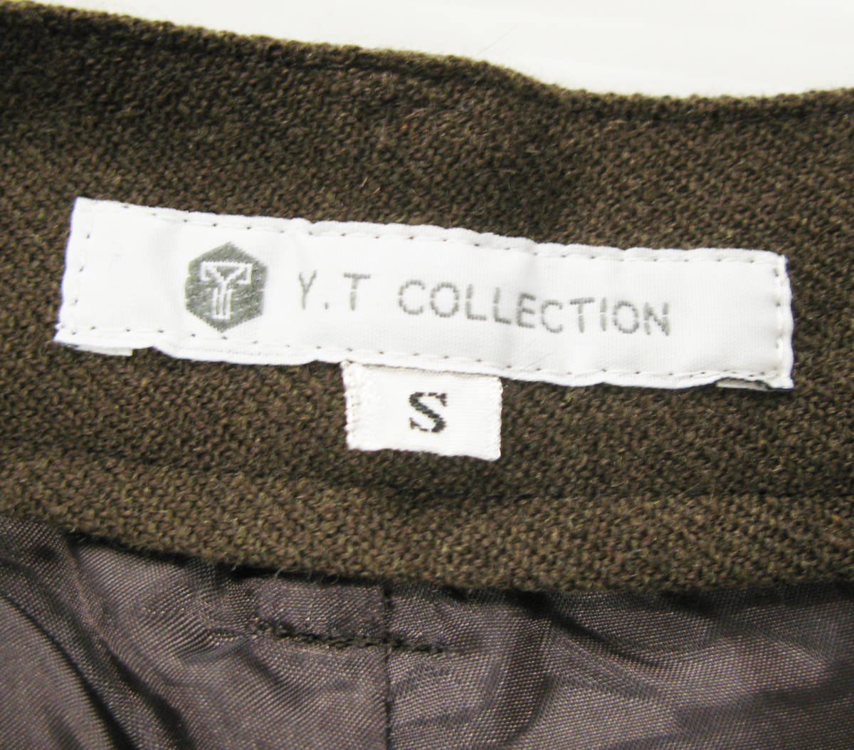 ユキヒロタカハシ Y.T コレクション ウール カーゴ パンツ S （ 高橋幸宏 YMO YUKIHIRO TAKAHASHI COLLECTION WOOL Cargo Pants S Brown_画像6