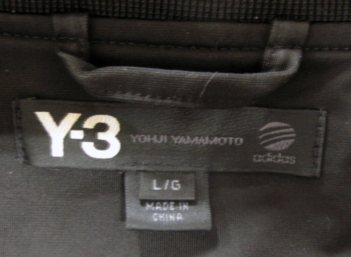 Y-3 ヨウジヤマモト adidas トラック ジャケット L（ ジャージ ワイスリー Y-3 Yohji Yamamoto adidas Polyester Track Jacket Black L_画像5