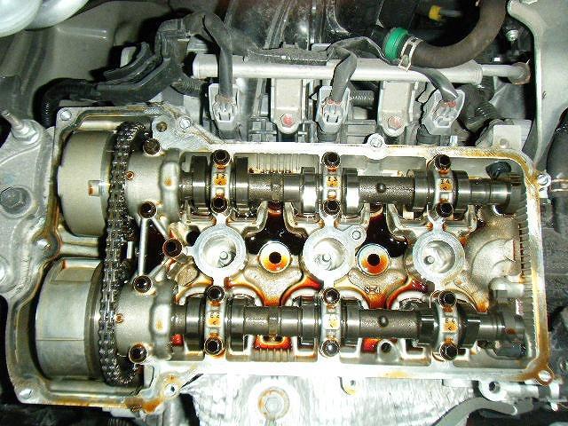 スペーシア DBA-MK32S エンジン 　R06A　27,000km　純正品番11100-50M11 管理番号X9847_画像7