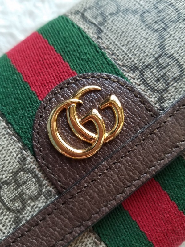 新品 GUCCI グッチ OPHIDIA オフィディア コンチネンタル 長財布 Beige