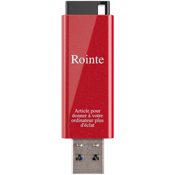 バッファロー USB3.1（Gen1）ノックスライドUSBメモリー 64GB レッド RUF3-KSW64G-RD_画像3