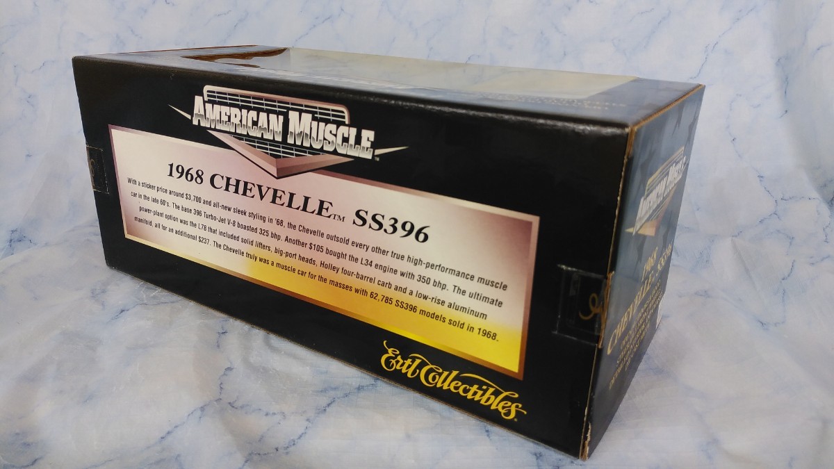 AMERICAN MUSCLE 1/18 CHEVELLE SS396 アメリカンマッスル ミニカー　シェベル　1968　未使用品_画像10