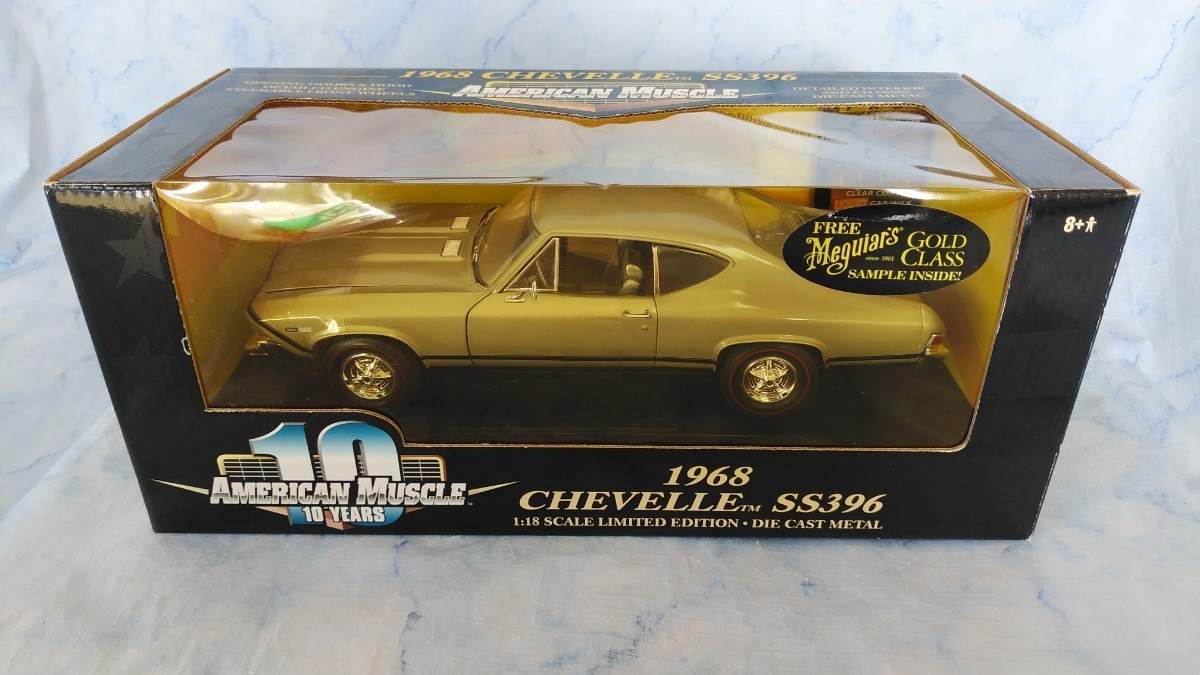 AMERICAN MUSCLE 1/18 CHEVELLE SS396 アメリカンマッスル　ミニカー　シェベル　1968 未使用品　激レア　_画像9