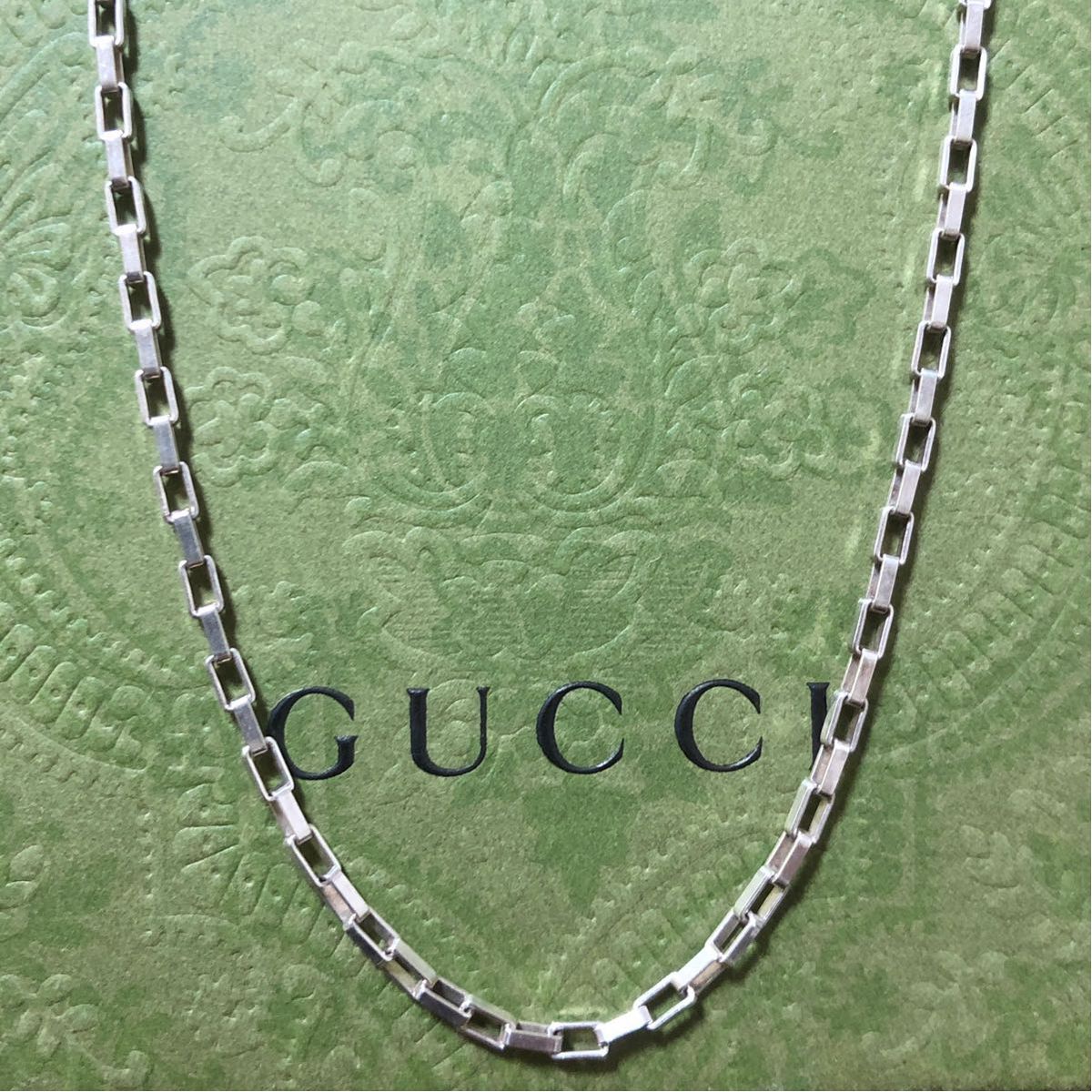 GUCCI ネックレス ベネチアン チェーン 正規品 50cm｜PayPayフリマ