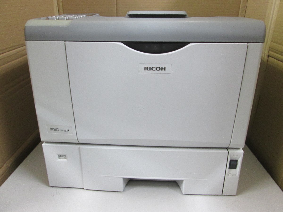 ◎中古レーザープリンタ　リコー【RICOH IPSiO SP4310】トナーなし◎2303091_画像1