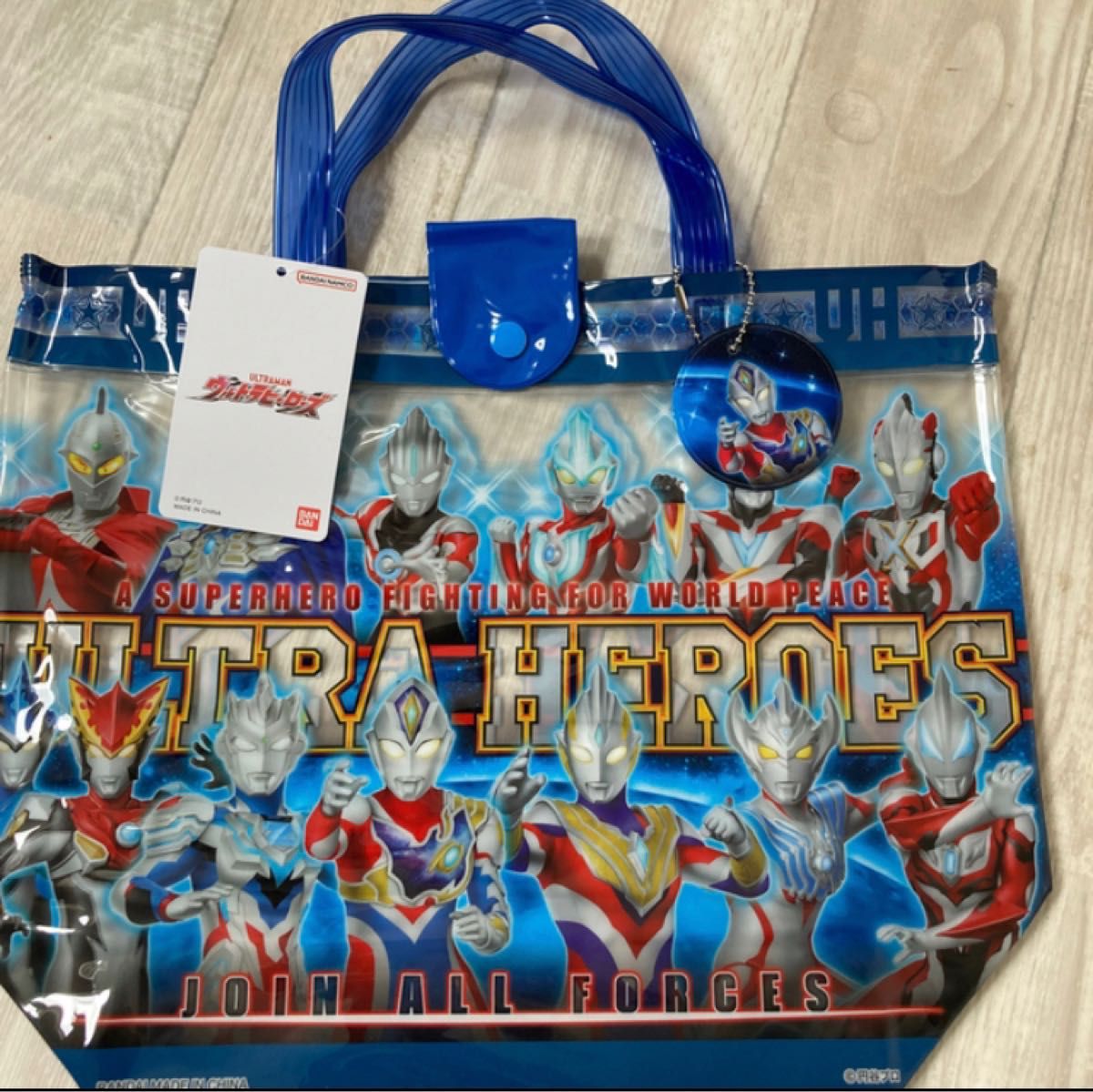 12月スーパーSALEウルトラマンプールバッグ バッグ 新品♥ウルトラマンプールバッグ ビニールバッグ スイミング 水遊び