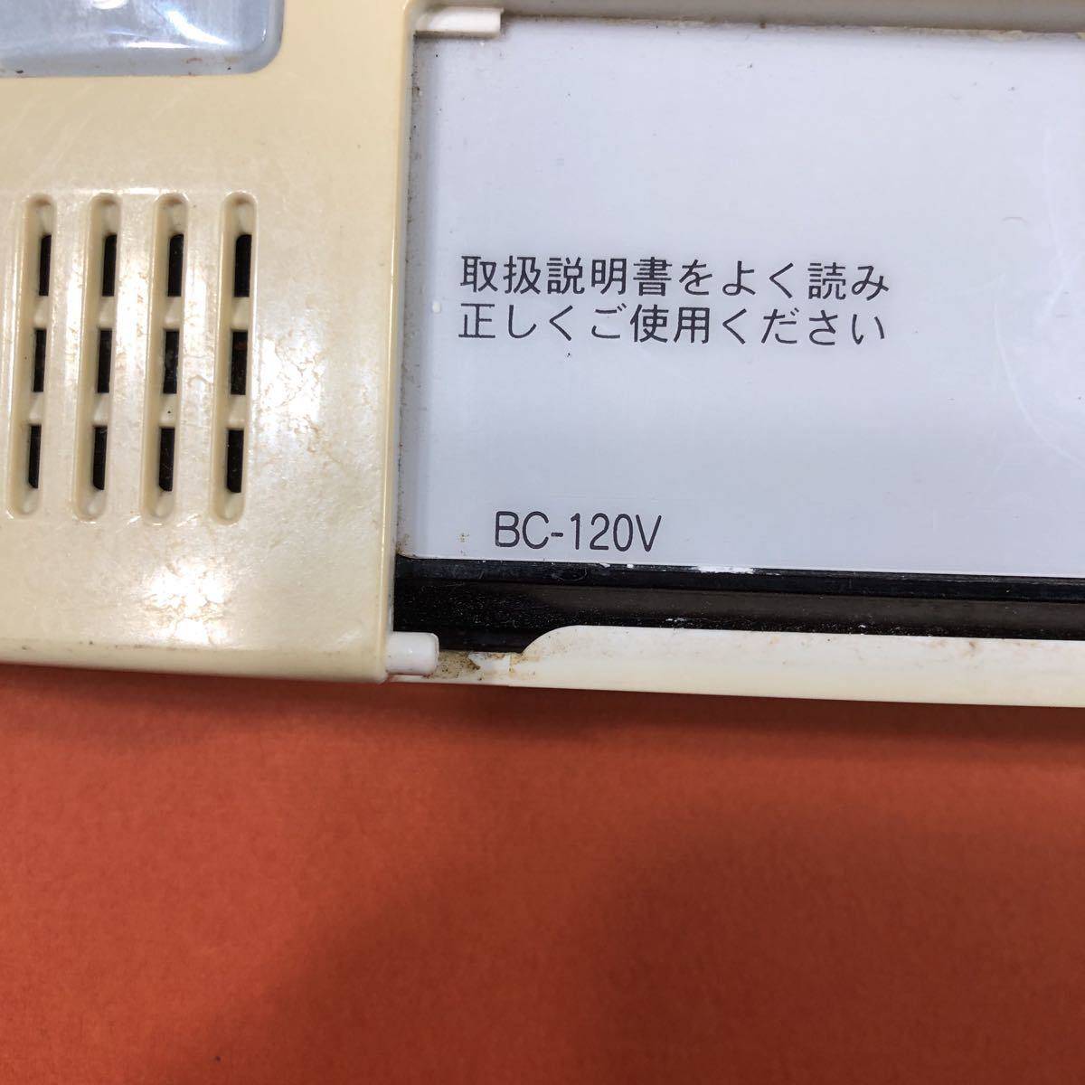 Rinnai リンナイ 給湯器リモコン 浴室用 BC-120V 動作未確認 現状渡し ジャンク扱いにて　R-199 _画像3