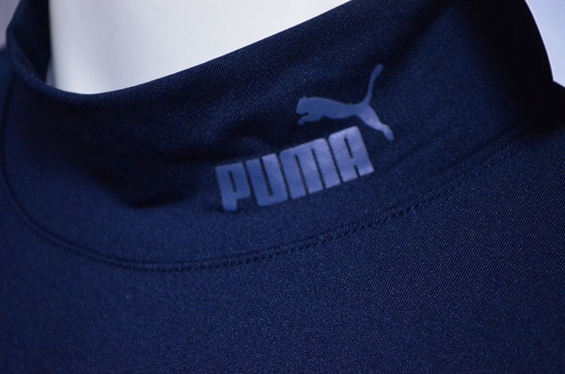 新品 M 165-175 プーマ ゴルフ PUMA GOLF　黒銀 インナー コンプレッション 長袖 ハイネックシャツ アンダーシャツ_画像5