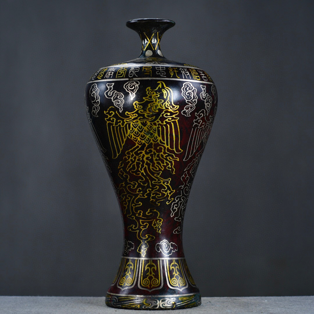 蔵友館蔵品・漢・青銅製・熊燈】・希少珍品・置物・賞物・中国時代美術-