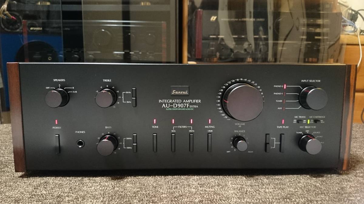 柔らかな質感の EXTRA AU-D907F サンスイ Sansui (A) プリメインアンプ