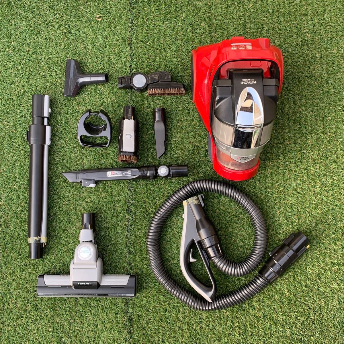 日立掃除機本体 セット サイクロン式 自走式 CV-SW5000 付属品