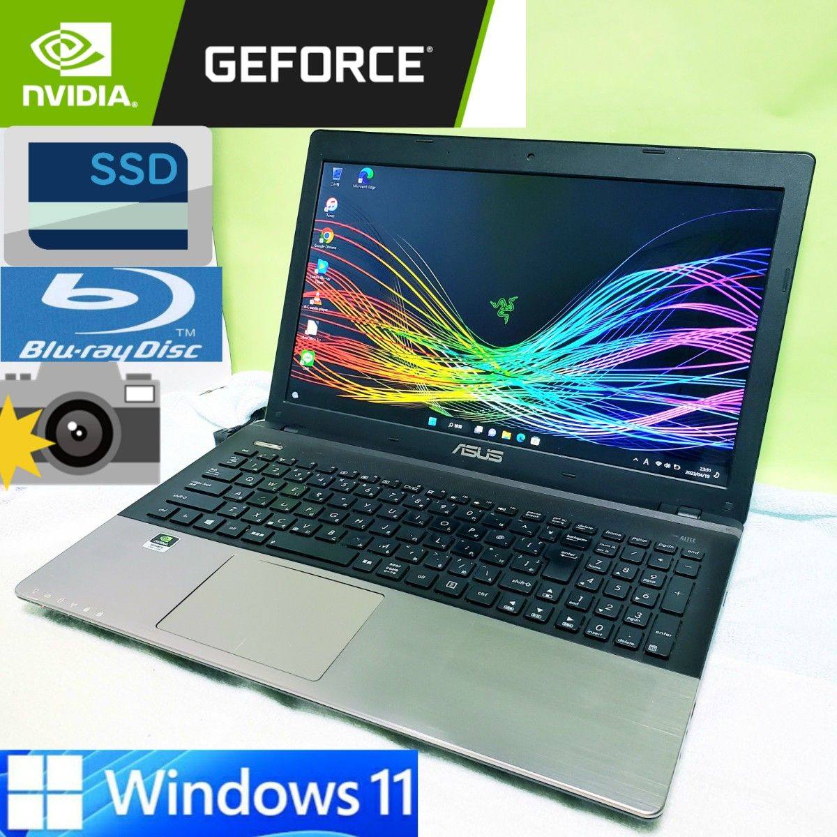 高画質 GeForce 爆速 SSD カメラ&ブルーレイ ゲーミングPC｜PayPayフリマ