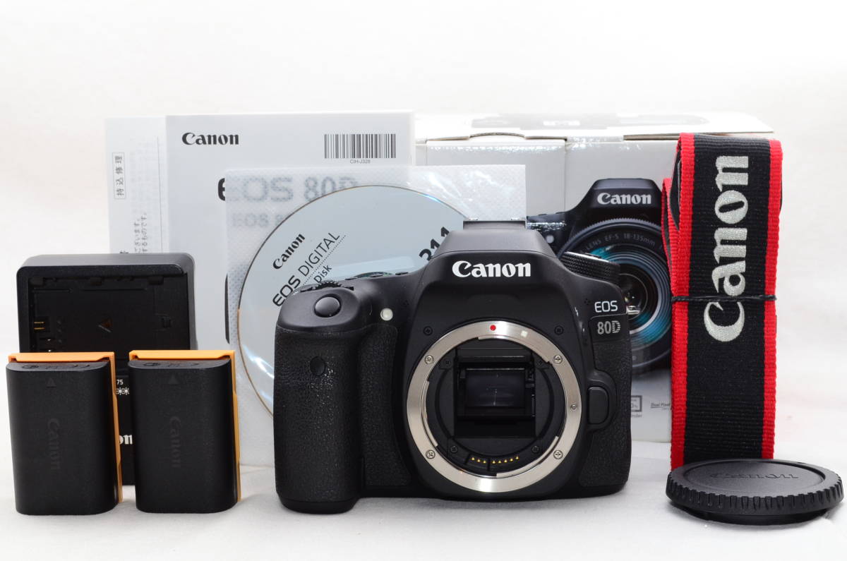 ☆美品☆ キャノン Canon EOS 80D ボディ ☆予備バッテリー付き☆ www