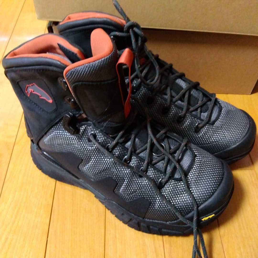 Simms G4 Pro Boots Vibram　シムス　ジーフォー　プロ　ビブラムソール　ブーツ　US10 Carbon_画像5