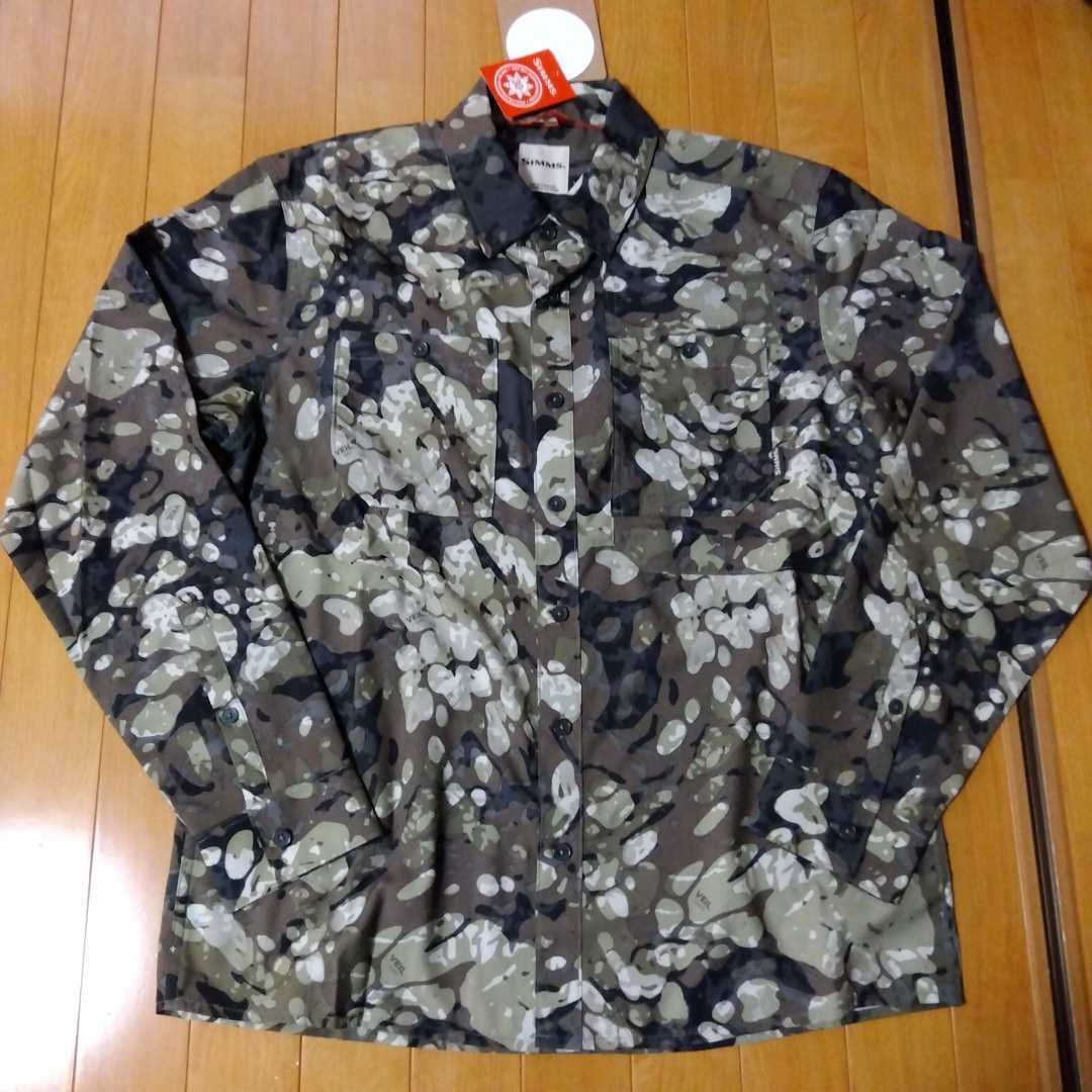 SIMMS Syms Double Haul Shirt riparian camo US:S JP:M двойной howe ru рубашка 