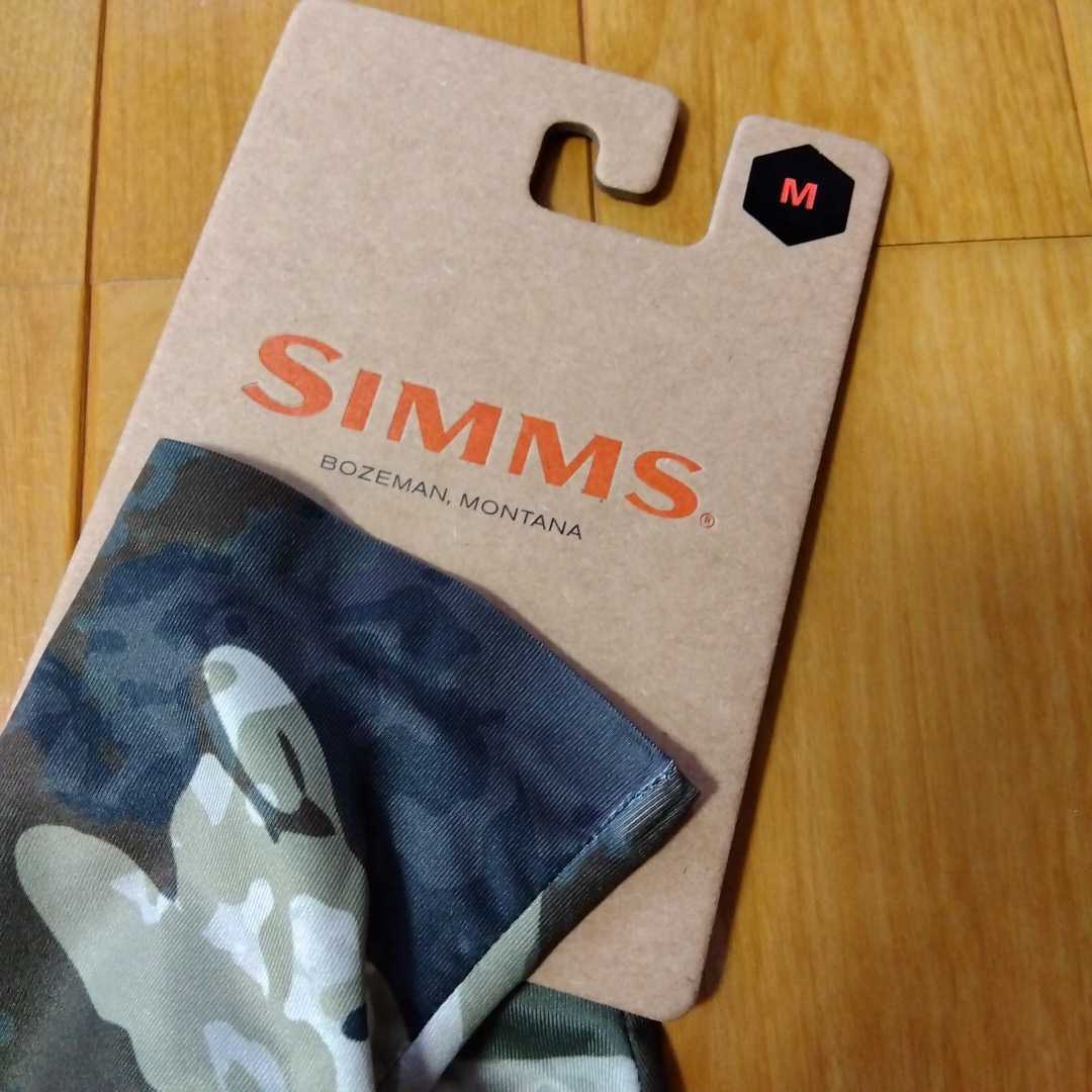 Simms Bugstopper SUN GLOVE Sunglove Sim zbag стопор солнечный перчатка Riparian Camo M