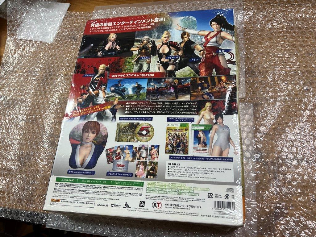 XBOX360 デッドオアアライブ5 アルティメット コレクターズエディション / Dead or Alive 5 新品未開封 箱潰（大） 日焼無し 送料無料