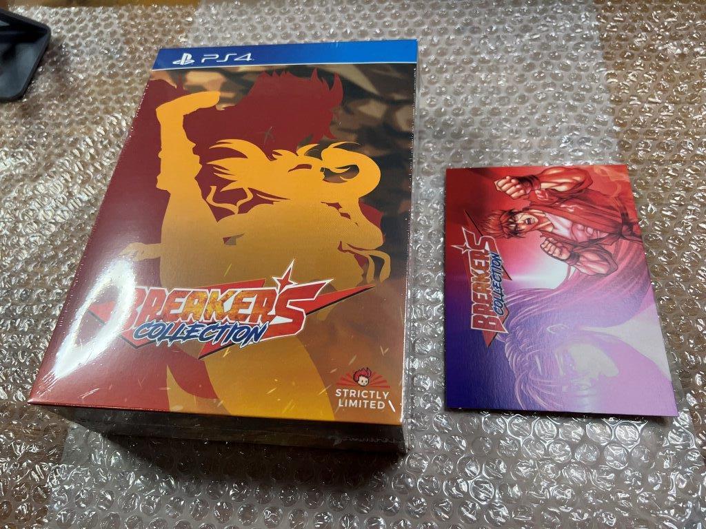 PS4 ブレイカーズ コレクション コレクターズ限定版 / Breakers Collection 欧州版（国内本体でプレイ可） ポスカ付 新品未開封 送料無料