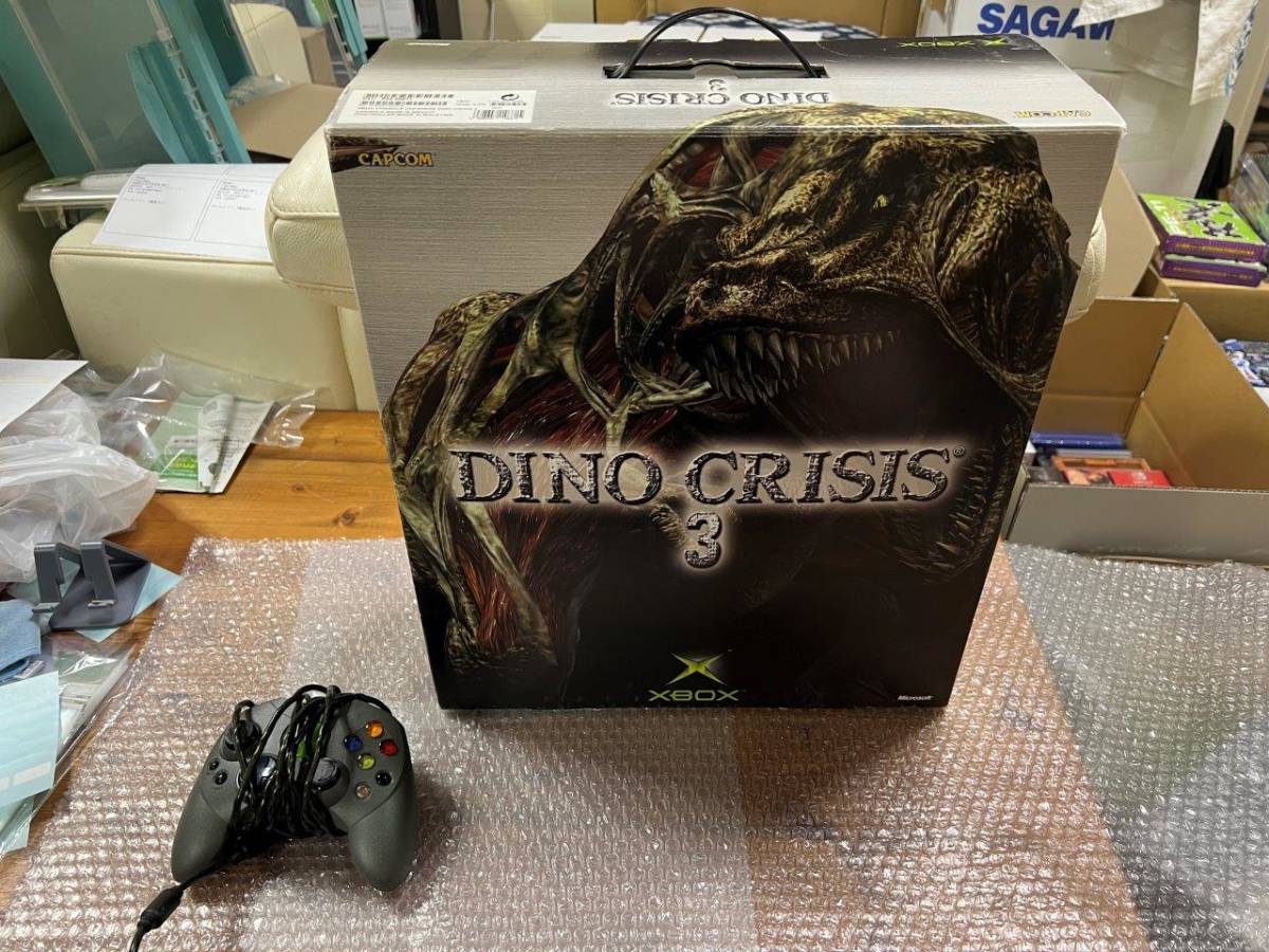 XBOX 本体 ディノクライシス パッケージ / Dino Crisis アートブック有 ソフト欠 限定版 動作確認済 同梱可 送料無料