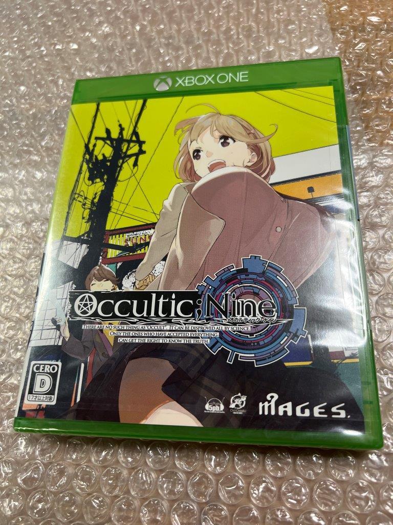 XBOX ONE オカルティックナイン / Occultic Nine 新品未開封 側面焼け有 同梱可 送料無料_画像1