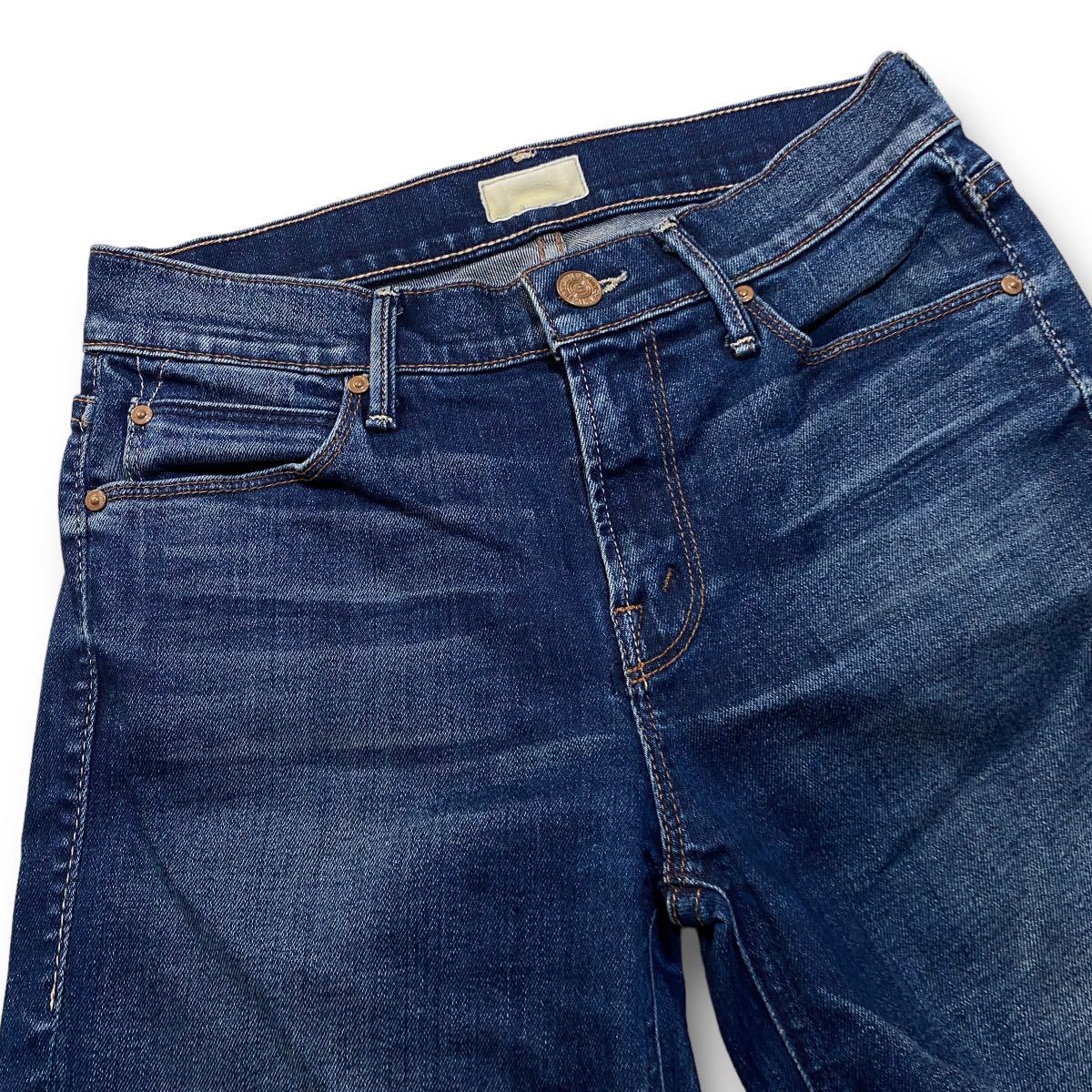 MOTHER マザー PRETENDER CROP & ROLL ストレッチ ボーイフレンド