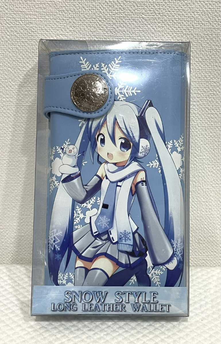 【初音ミク】長財布 ロングレザーウォレット SNOW STYLE ロングウォレット PRIZE_画像1