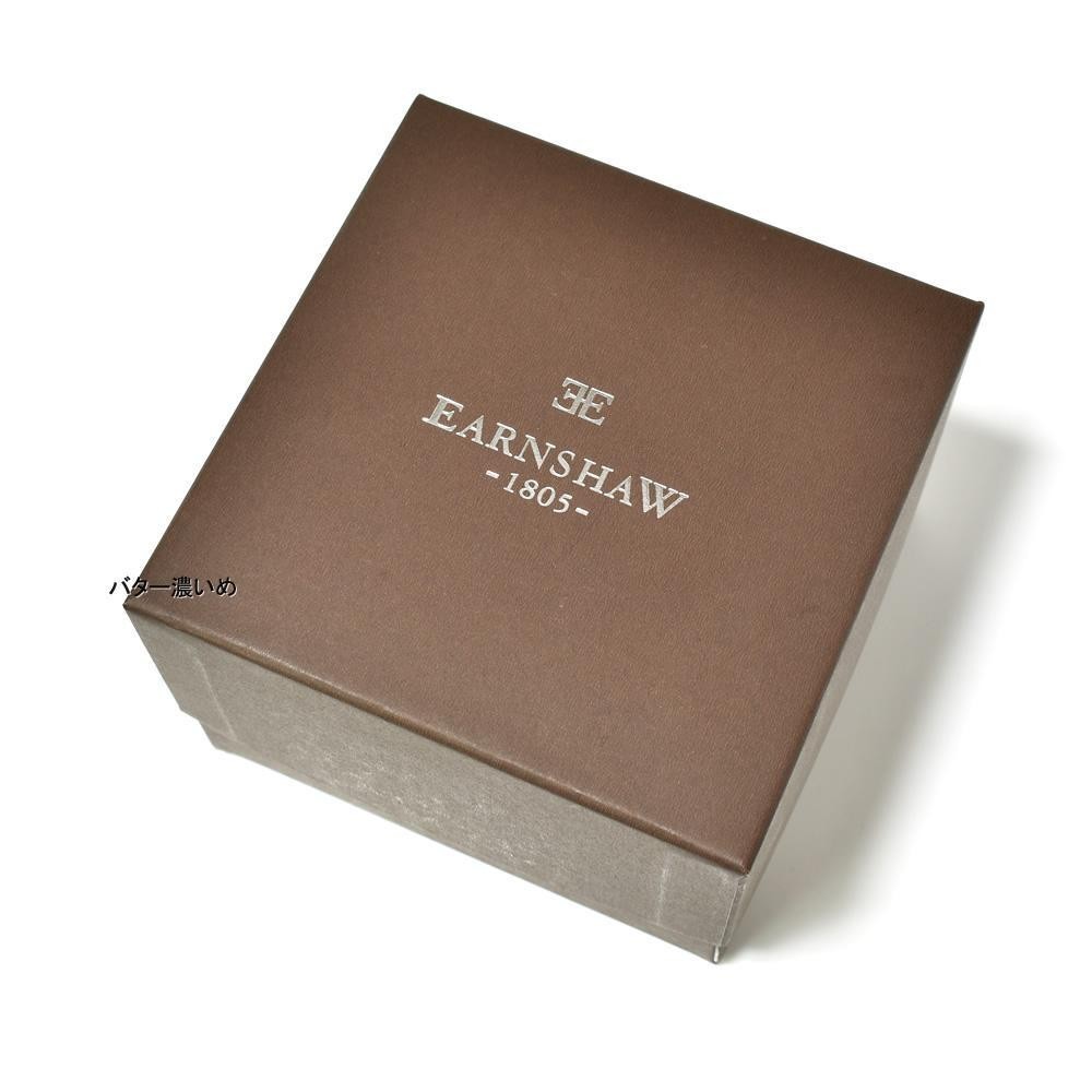 EARNSHAW アーンショウ 腕時計 メンズ 自動巻き 手巻きつき ブラック