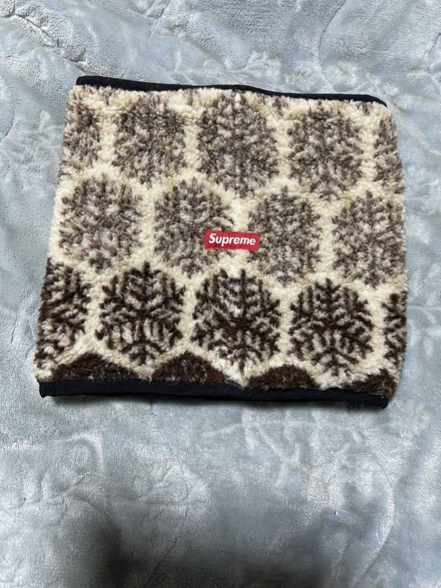 【良品】【レターパックプラス対応】 SUPREME シュプリーム Snowflake Neck Gaiter ネックゲイター ネックウォーマー 即決早い者勝ち