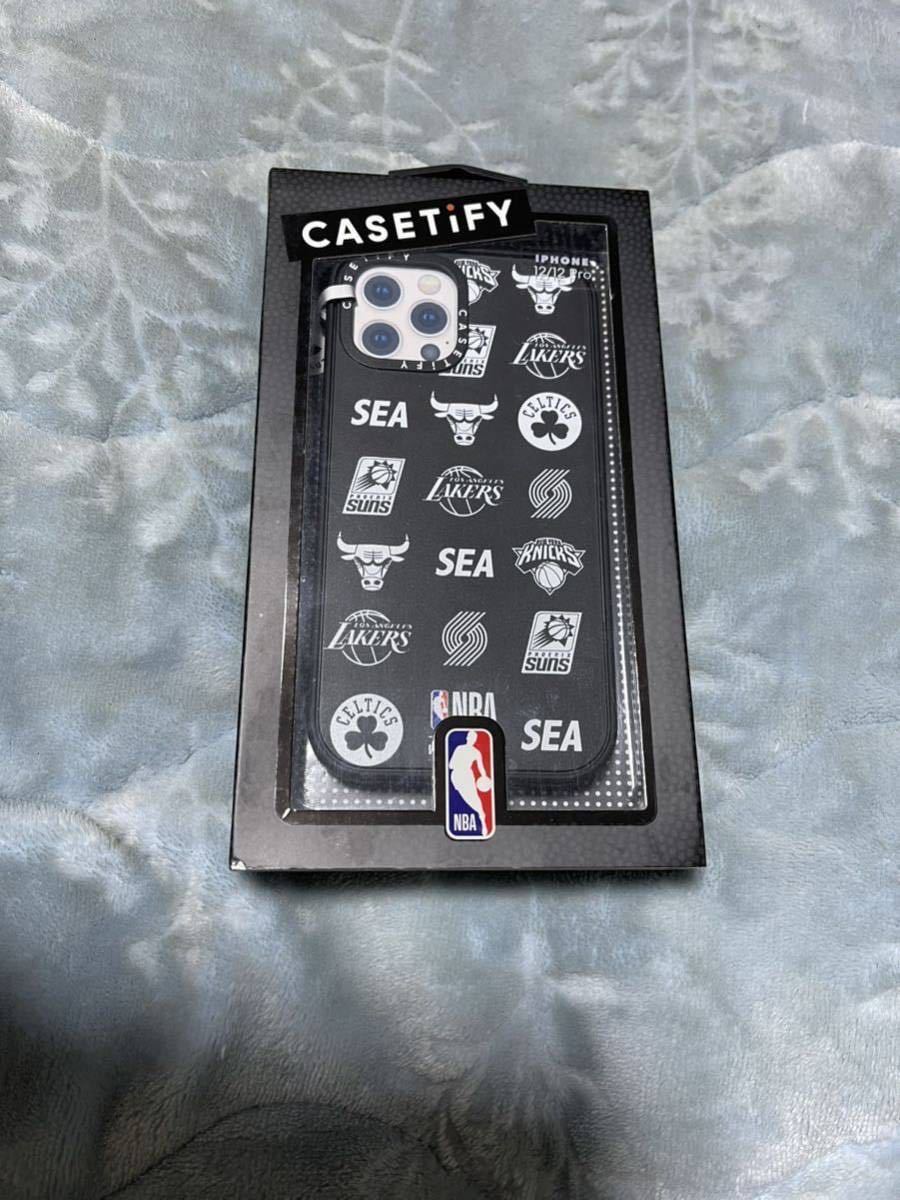 【新品】【12PRO】WIND AND SEA ウィンダンシー CASETIFY WDS NBA iPhone CASE iPhone 12 12PRO ケースティーファイ 携帯ケース BLACK